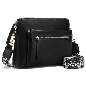 Crossbody Bags, Vegan Leather Medium Crossbody Handbags O_O